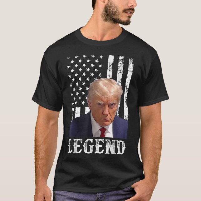 Donald Trump Tasse schoss Präsident Legend America T-Shirt (Vorderseite)
