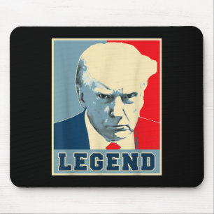 Donald Trump Tasse Shot 2024 Präsident Legend nie Mousepad