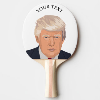 DONALD TRUMP TENNIS BAT (PERSÖNLICH) TISCHTENNIS SCHLÄGER