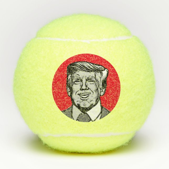 DONALD TRUMP TENNISBÄLLE (Vorderseite)