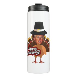 Donald Trump Thanksgiving Truthahn Thermosbecher