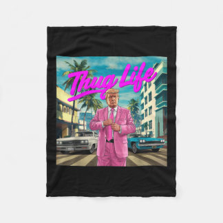 Donald Trump Thug Life, republikanische Geschenke, Fleecedecke