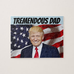 DONALD TRUMP TREMENDOUS VATER JIGSAW PUZZLE