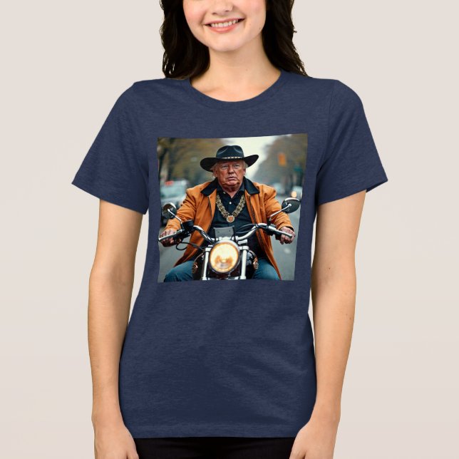 Donald Trump Tri-Blend Shirt (Vorderseite)