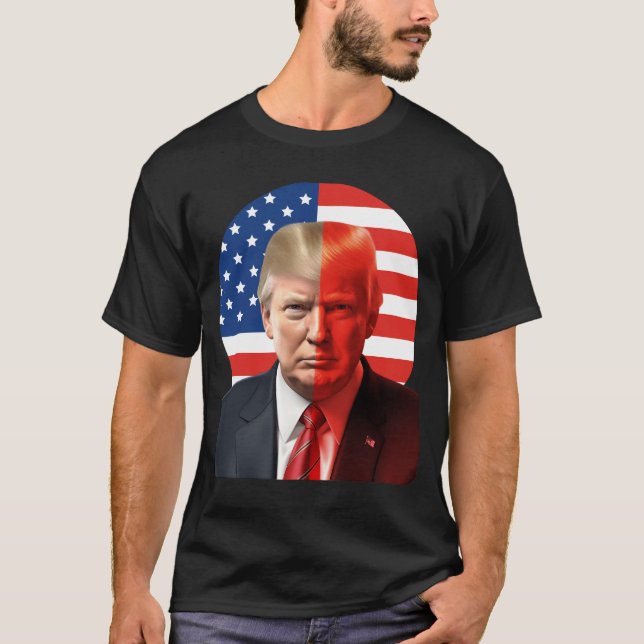 Donald Trump Triumph Fist Pump 2024 T-Shirt. T-Shirt (Vorderseite)