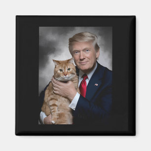 Donald Trump und Cat Funny Trump und Katze Magnet