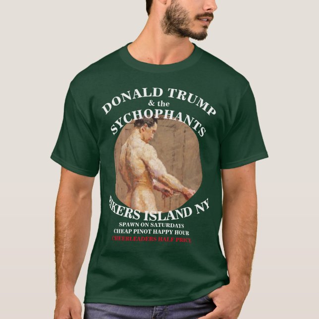 DONALD TRUMP UND DIE SYCHOPHANTS RIKERS ISLAND NY T-Shirt (Vorderseite)