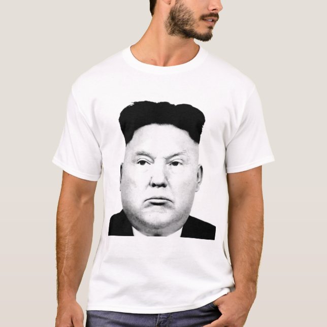 Donald Trump und Kim Jong Un T-Shirt (Vorderseite)