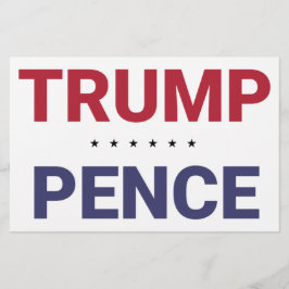 Donald Trump und Mike Pence (US-Wahl 2020) Briefpapier