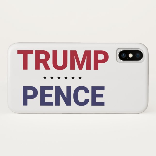 Donald Trump und Mike Pence (US-Wahl 2020) Case-Mate iPhone Hülle (Rückseite (Horizontal))