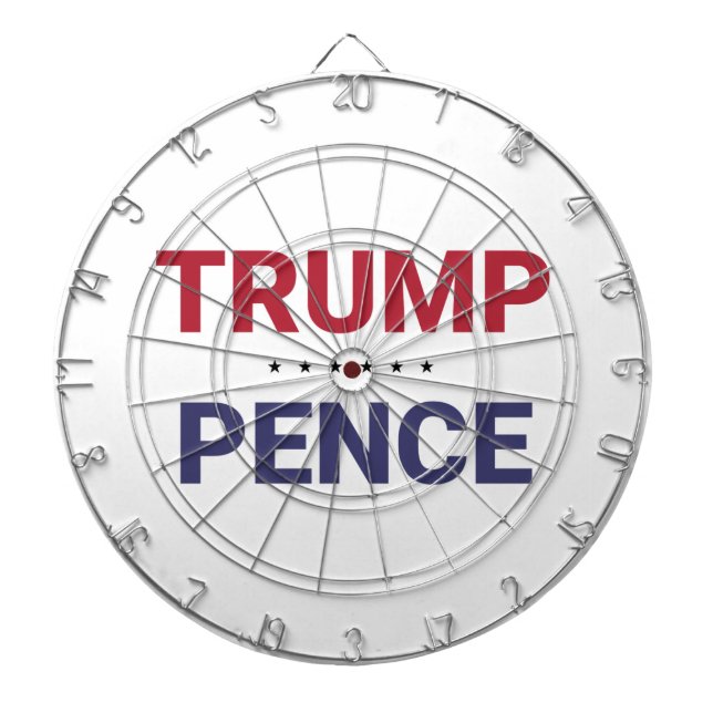 Donald Trump und Mike Pence (US-Wahl 2020) Dartscheibe (vorne)