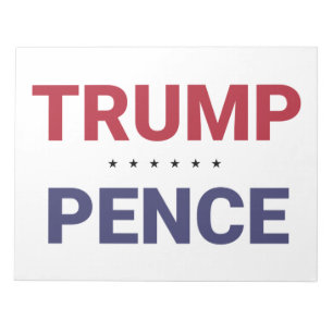 Donald Trump und Mike Pence (US-Wahl 2020) Notizblock