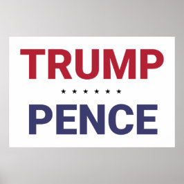 Donald Trump und Mike Pence (US-Wahl 2020) Poster