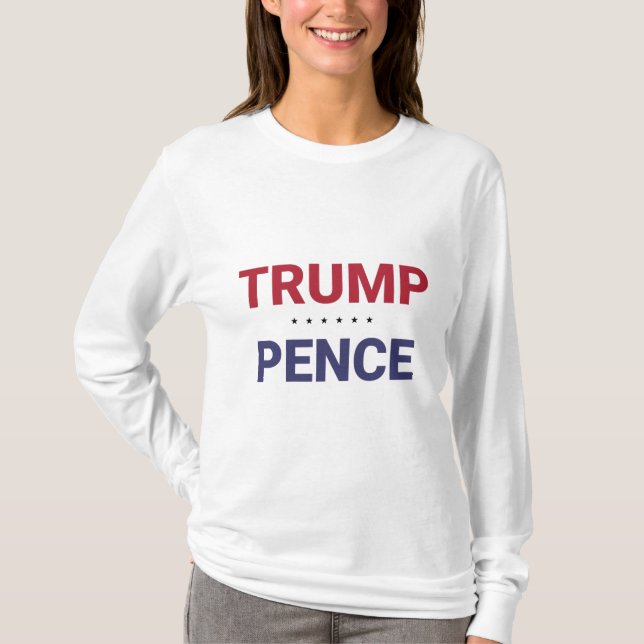 Donald Trump und Mike Pence (US-Wahl 2020) T-Shirt (Vorderseite)