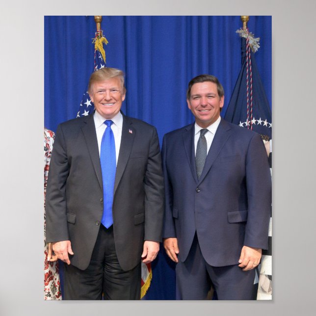 Donald Trump und Ron Desantis Poster (Vorne)