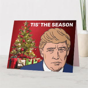 DONALD TRUMP UNGLAUBLICHE ZEITEN GROßE WEIHNACHTSK KARTE