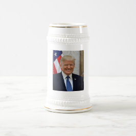 Donald Trump US-Präsident Weiße Haus MAGA 2024 Bierglas