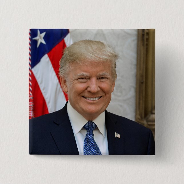 Donald Trump US-Präsident Weiße Haus MAGA 2024 Button (Vorderseite)
