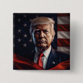 Donald Trump US-Präsident Weiße Haus MAGA 2024 Button