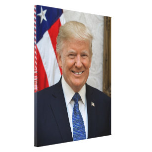 Donald Trump US-Präsident Weiße Haus MAGA 2024 Leinwanddruck