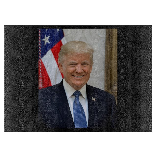 Donald Trump US President White House MAGA 2024  Schneidebrett (Vorderseite)