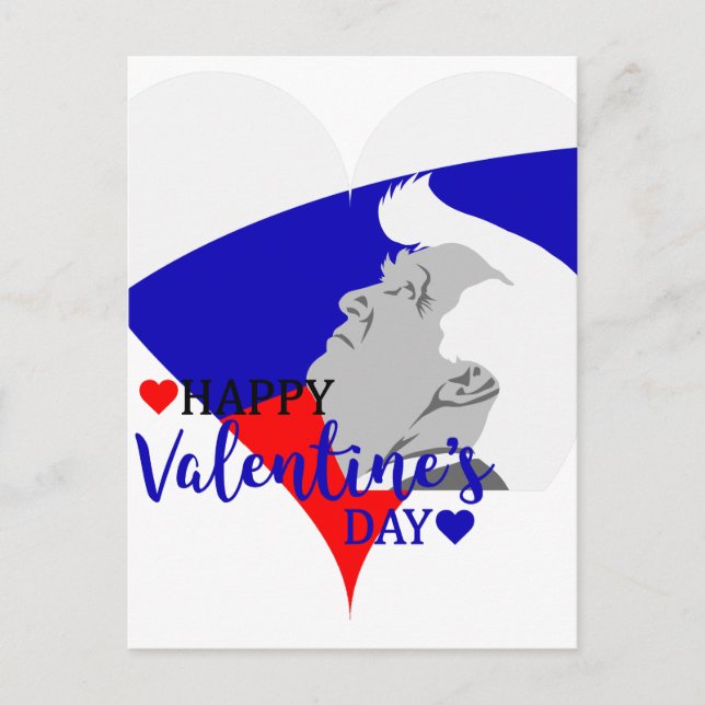 Donald Trump valentine Feiertagspostkarte (Vorderseite)
