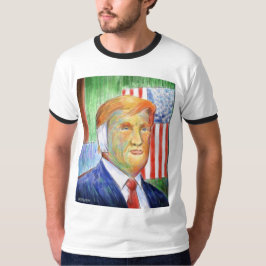 Donald Trump Van Gogh Ring T - Shirt