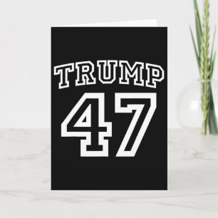 Donald Trump Vance 2024 Wahl 47. Präsident Ich Karte