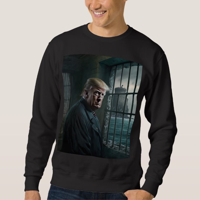 Donald Trump verurteilt und befindet sich im Gefän Sweatshirt (Vorderseite)