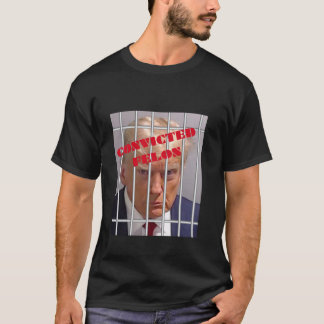 Donald Trump verurteilte Felon hinter Bars Long Sl T-Shirt