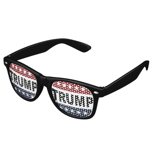 Donald Trump Wahl Kundgebung Party Sonnenbrille wä (Schrägansicht)