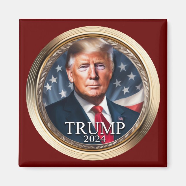 Donald Trump Wahlkampagne 2024 Magnet (Vorne)