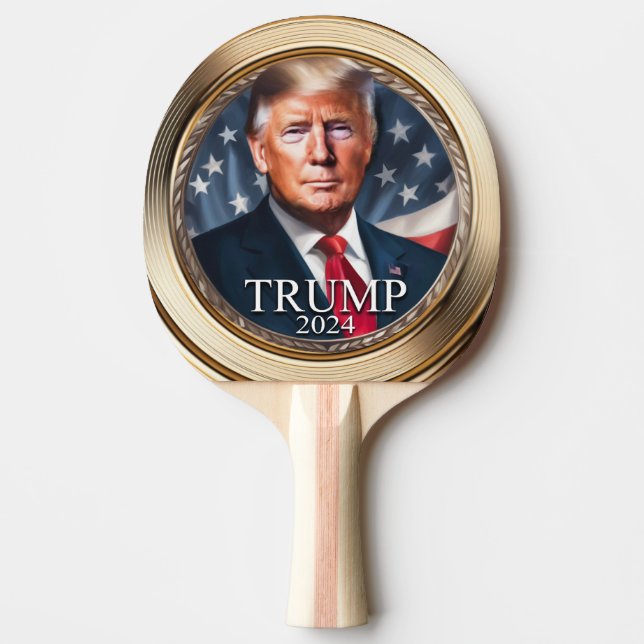 Donald Trump-Wahlkampfkollektiv 2024 Tischtennis Schläger (Vorderseite)