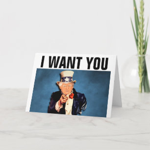 DONALD TRUMP WEDD JAHRESGREETING CARDS KARTE