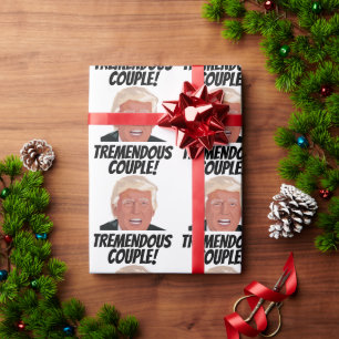 DONALD TRUMP WEDD Wrapping Paper Geschenkpapier