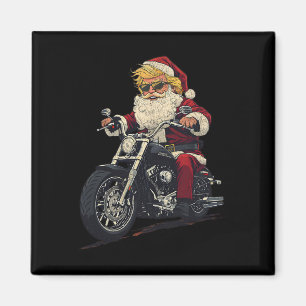 Donald Trump Weihnachten Biker Motorrad Lustiger W Magnet