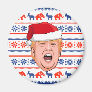 DONALD TRUMP Weihnachten Magnet