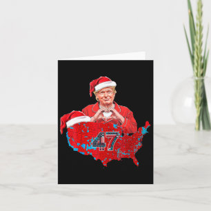 Donald Trump Weihnachten Red USA Coverage Trump Xm Karte