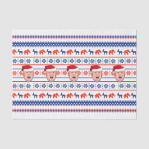 DONALD TRUMP Weihnachten Seidenpapier