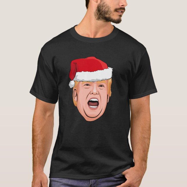 DONALD TRUMP Weihnachten T-Shirt (Vorderseite)