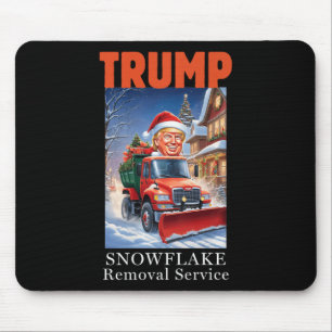 Donald Trump weihnachtliche Entfernung von Schneef Mousepad
