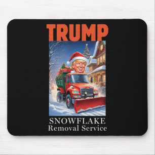 Donald Trump weihnachtliche Entfernung von Schneef Mousepad