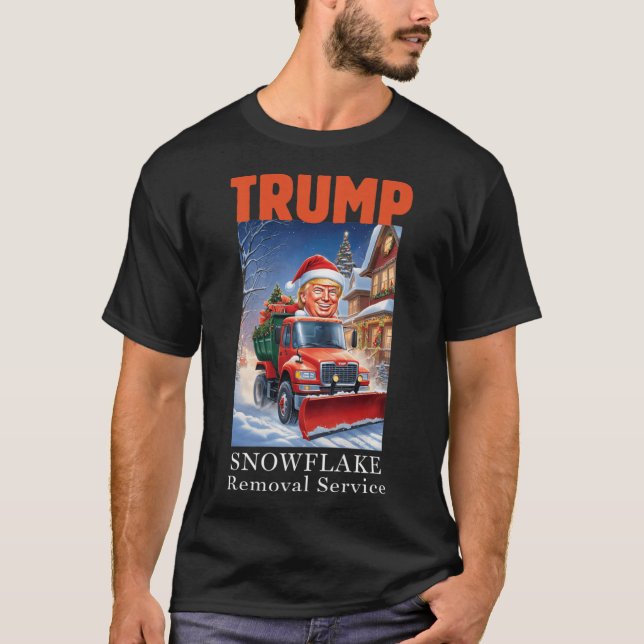 Donald Trump weihnachtliche Entfernung von Schneef T-Shirt (Vorderseite)