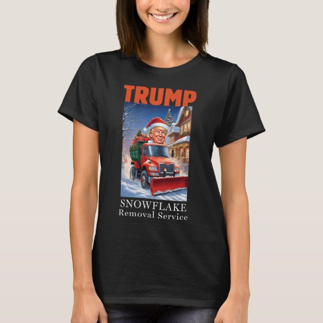 Donald Trump weihnachtliche Entfernung von Schneef T-Shirt (Vorderseite)
