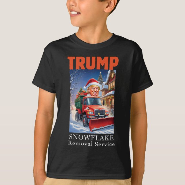 Donald Trump weihnachtliche Entfernung von Schneef T-Shirt (Vorderseite)