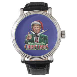 Donald Trump - Weihnachtsfeierlichkeiten - Weihnac Armbanduhr
