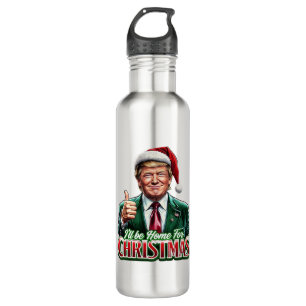 Donald Trump - Weihnachtsfeierlichkeiten - Weihnac Edelstahlflasche