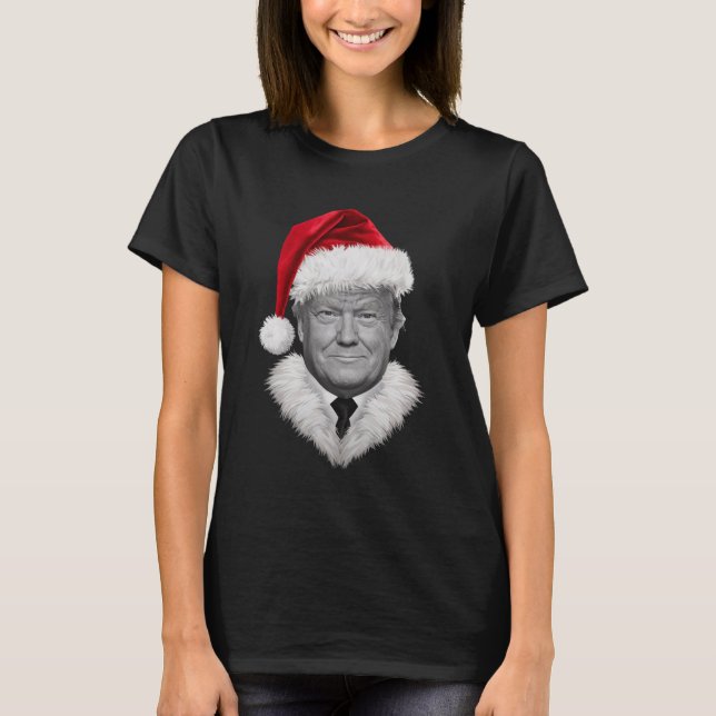Donald Trump Weihnachtsgeschenk Funny Weihnachtsma T-Shirt (Vorderseite)