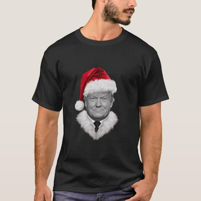 Donald Trump Weihnachtsgeschenk Funny Weihnachtsma T-Shirt (Vorderseite)