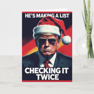 Donald Trump Weihnachtskarte   Erstellen eines Lis Karte